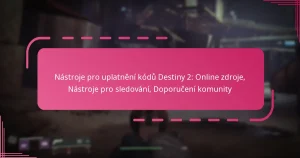 Nástroje pro uplatnění kódů Destiny 2: Online zdroje, Nástroje pro sledování, Doporučení komunity