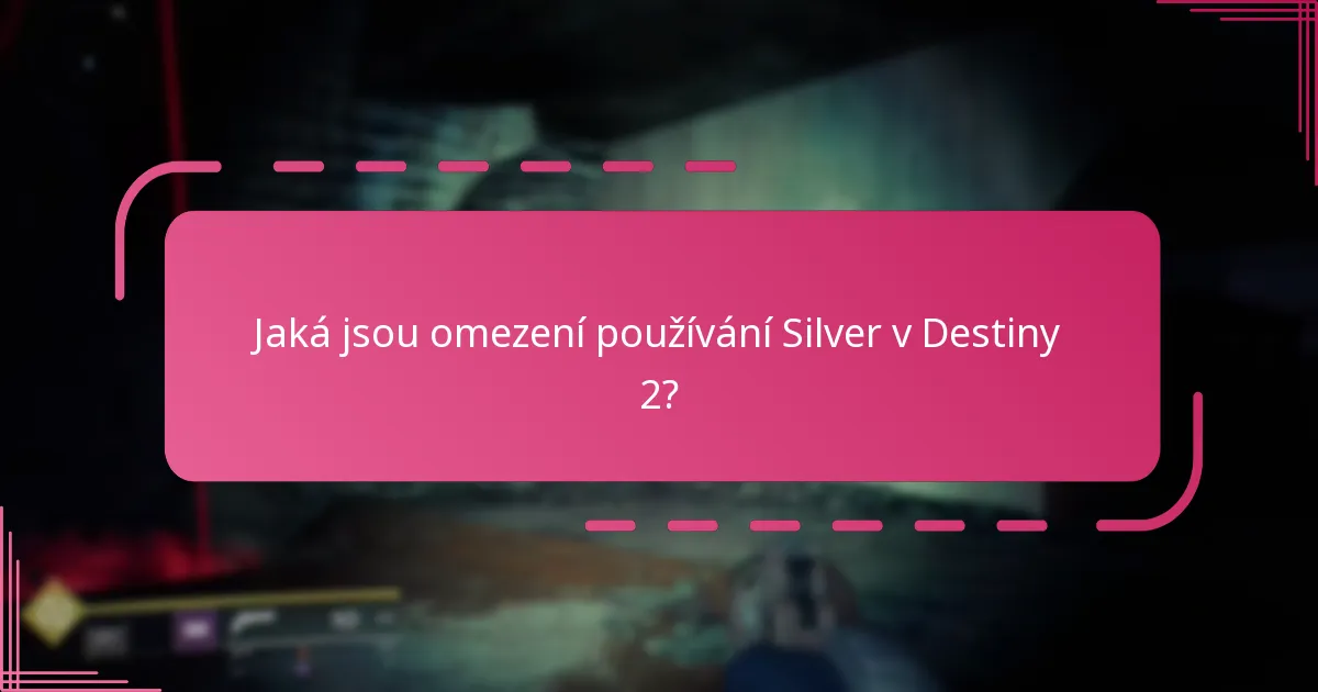 Jak vyměnit kódy Bungie za Silver?