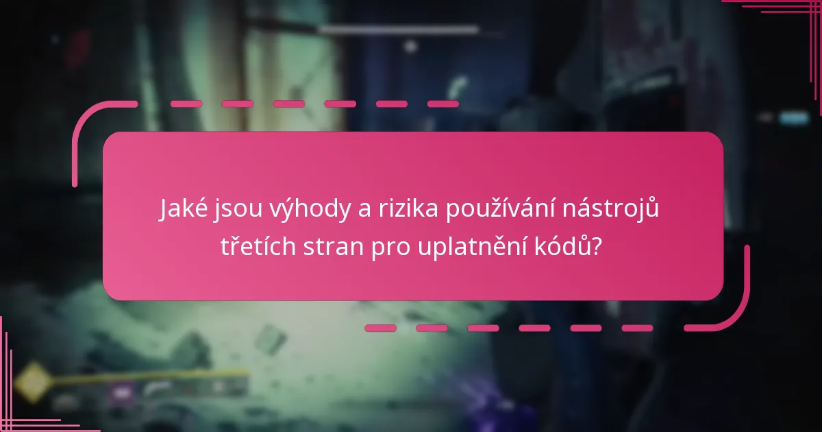 Jak ovlivňují doporučení komunity praktiky uplatnění kódů?